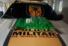 Mulher é flagrada com 17 kg de maconha em ônibus que saiu de Uberlândia Mulher é flagrada com 17 kg de maconha em ônibus que saiu de Uberlândia