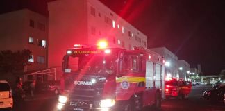 Princípio de incêndio em apartamento no bairro Aclimação, em Uberlândia Princípio de incêndio em apartamento no bairro Aclimação, em Uberlândia
