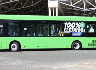 Testes com ônibus 100% elétricos começam em Uberlândia Testes com ônibus 100% elétricos começam em Uberlândia