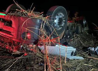 Caminhão de Alho Capota na BR-354 e Causa Duas Mortes em Rio Paranaíba Caminhão de Alho Capota na BR-354 e Causa Duas Mortes em Rio Paranaíba