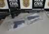 Dois homens são presos em Uberlândia durante a Operação Amparo da Polícia Civil Dois homens são presos em Uberlândia durante a Operação Amparo da Polícia Civil