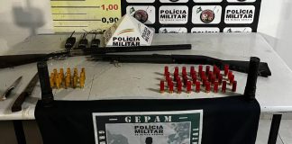 Prisão na Zona Rural de Uberlândia: Homem Detido com Armas e Munições Prisão na Zona Rural de Uberlândia Homem Detido com Armas e Munições