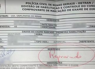 Reprovação em exame de direção leva candidato a ofender avaliadores e ser detido em Patos de Minas Reprovação em exame de direção leva candidato a ofender avaliadores e ser detido em Patos de Minas