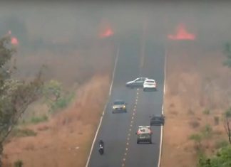 Incêndio Devasta Área na Avenida K e Complica o Tráfego em Uberlândia Incêndio Devasta Área na Avenida K e Complica o Tráfego em Uberlândia