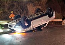 Motorista Capota Carro em Uberlândia Ao Se Distrair Com Acidente na BR-365 Motorista Capota Carro em Uberlândia Ao Se Distrair Com Acidente na BR-365