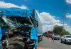 Acidente Envolvendo Quatro Caminhões Deixa Ferido e Congestiona BR-050 em Uberaba Acidente Envolvendo Quatro Caminhões Deixa Ferido e Congestiona BR-050 em Uberaba