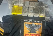 Casal Detido com R$ 1,4 Milhão em Pasta Base de Cocaína na BR-354 Casal Detido com R$ 1,4 Milhão em Pasta Base de Cocaína na BR-354