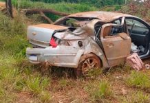 Casal Perde a Vida em Acidente na BR-354: Carro Sai da Pista e Capota Casal Perde a Vida em Acidente na BR-354: Carro Sai da Pista e Capota