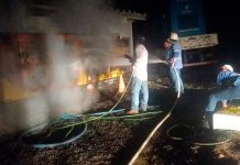 Incêndio em gerador deixa moradores de Prata sem água por três horas Incêndio em gerador deixa moradores de Prata sem água por três horas