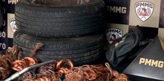 Mais de 4 kg de cobre são apreendidos em Uberlândia durante a Operação Fio Seguro Mais de 4 kg de cobre são apreendidos em Uberlândia durante a Operação Fio Seguro