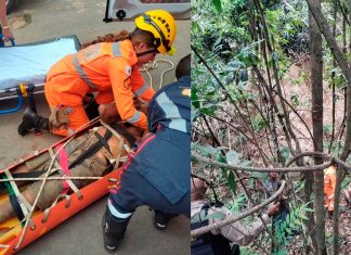 Resgate em Paracatu: Homem Sobrevive Quatro Dias em Grota com Mangas Resgate em Paracatu: Homem Sobrevive Quatro Dias em Grota com Mangas