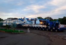 Após quase uma semana de pausa, megacarga volta a cruzar a BR-365; veja rotas e horários Após quase uma semana de pausa, megacarga volta a cruzar a BR-365; veja rotas e horários
