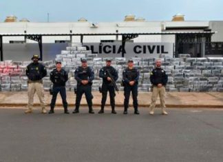 Apreensão de 5,6 toneladas de drogas destinadas a Uberlândia em Mato Grosso do Sul Apreensão de 5,6 toneladas de drogas destinadas a Uberlândia em Mato Grosso do Sul