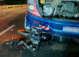 Acidente na BR-262: Motociclista colide com ônibus estacionado e sofre ferimentos graves Acidente na BR-262: Motociclista colide com ônibus estacionado e sofre ferimentos graves