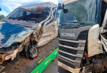 Ultrapassagem mal sucedida causa acidente na MGC-497, em Uberlândia Movimentação de viaturas da polícia e bombeiros na MGC-497 em Uberlândia após acidente fatal.