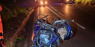 Acidente no Anel Viário Oeste: motociclista perde controle e fica ferido Motociclista ferido após acidente no Anel Viário Oeste, em Uberlândia