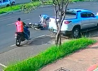 Ladrão Desastrado Tenta Roubar Moto, Cai Duas Vezes e Abandona Veículo na Rondon Pacheco Ladrão Desastrado Tenta Roubar Moto, Cai Duas Vezes e Abandona Veículo na Rondon Pacheco