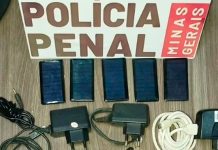 Drogas e celulares são arremessados para dentro de presídio em Uberlândia Objetos arremessados para dentro do presídio em Uberlândia