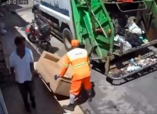 Mulher Viraliza Após Sofá Ser Levado pelo Caminhão de Lixo em Maceió Mulher em Maceió viraliza após sofá ser levado pelo caminhão de lixo