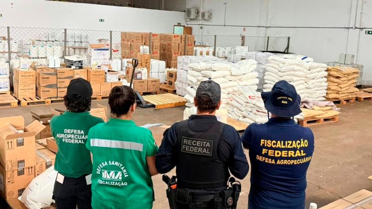 Apreensão de 21 toneladas de agrotóxicos irregulares em Uberaba