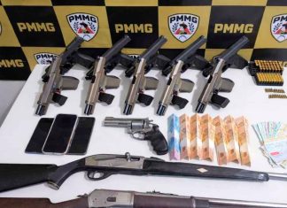 Operação em Paracatu: PM Desmantela Esquema Ilegal e Apreende 13 Armas Apreensão de 13 armas pela Polícia Militar em Paracatu