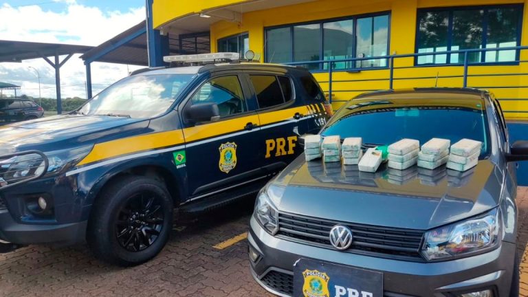 Casal preso com 20 kg de pasta base de cocaína na BR-365