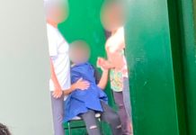 Violência em Uberlândia: briga entre alunos termina com adolescente esfaqueado no Tibery Fachada da Escola Estadual Sérgio de Freitas Pacheco em Uberlândia com viatura da Polícia Militar na frente.