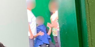 Violência em Uberlândia: briga entre alunos termina com adolescente esfaqueado no Tibery Fachada da Escola Estadual Sérgio de Freitas Pacheco em Uberlândia com viatura da Polícia Militar na frente.
