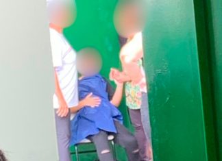 Violência em Uberlândia: briga entre alunos termina com adolescente esfaqueado no Tibery Fachada da Escola Estadual Sérgio de Freitas Pacheco em Uberlândia com viatura da Polícia Militar na frente.