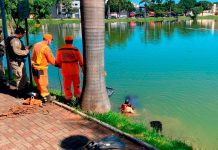 Corpo é encontrado na Lagoa Grande em Patos de Minas nesta segunda (23) Movimentação policial e do Corpo de Bombeiros às margens da Lagoa Grande em Patos de Minas.