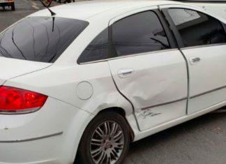 Motorista foge após causar colisão que deixou adolescente ferida em Uberlândia Veículo Fiat Linea com danos na lateral após ser atingido em cruzamento no centro de Uberlândia.