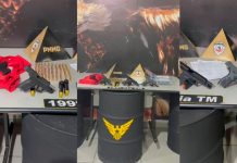 PM desarticula plano de homicídio de facção de Araguari em Uberlândia Armas, munições e documentos falsos apreendidos pela Polícia Militar em Uberlândia.