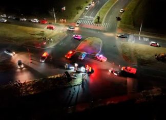 Tragédia na MGC-455: Justiça decreta prisão preventiva de condutor alcoolizado Carros acidentados após colisão na rodovia MGC-455, em Uberlândia