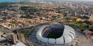 Quanto custa ir a Natal? Confira os gastos para apoiar o Uberlândia na semifinal da Série D Vista externa da Arena das Dunas em Natal, palco da semifinal da Série D entre ABC e Uberlândia.