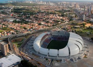 Quanto custa ir a Natal? Confira os gastos para apoiar o Uberlândia na semifinal da Série D Vista externa da Arena das Dunas em Natal, palco da semifinal da Série D entre ABC e Uberlândia.