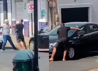 Briga de rua termina com homem atropelado no bairro Shopping Park Viatura policial em rua do bairro Shopping Park em Uberlândia onde ocorreu um atropelamento.