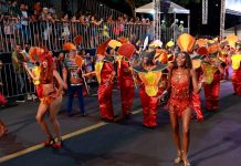 Prefeitura de Uberlândia abre inscrições com R$ 76 mil em auxílio para blocos do Carnaval 2027 Foliões fantasiados em um bloco de rua durante o Carnaval em Uberlândia.