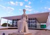 Entenda como será o julgamento no STF envolvendo mensagens atribuídas a Alexandre de Moraes Fachada do Supremo Tribunal Federal (STF) em Brasília durante dia de sessão extraordinária.