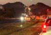 Trânsito complicado: Acidente em praça de pedágio e obras na BR-050 travam fluxo antes do feriado prolongado Veículos enfrentando trânsito lento em rodovia da BR-050 durante o feriado prolongado