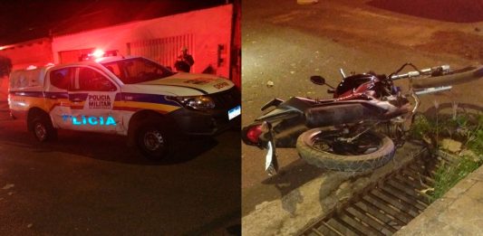 Morre entregador ferido em grave acidente com viatura da Polícia Militar em Uberlândia Viatura da Polícia Militar e rua no bairro Jardim Canaã em Uberlândia onde ocorreu o acidente grave.
